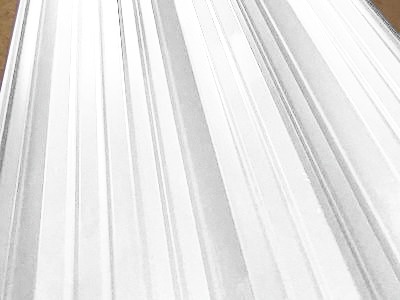 Окрашенный профнастил НС44-1000, 0,7 мм, белый