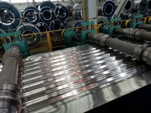 Алюминиевый профнастил НС44, 0.55х1000 мм