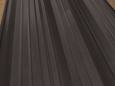 Окрашенный профнастил С8-1150, 0,5 мм, шоколадно-коричневый