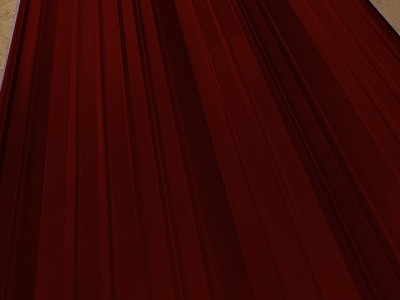 Окрашенный профнастил НС44-1000, 0,7 мм, коричнево-красный