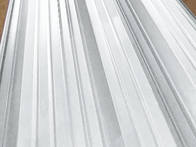 Окрашенный профнастил НС35-1000, 0,5 мм, серо-белый