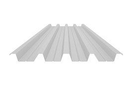 фото 1 - окрашенный профнастил н60-845, 0,45 мм, белый