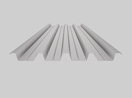 Оцинкованный профнастил Н60-845, 0,5х6000 мм