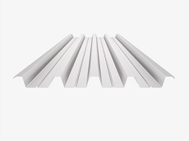 Нержавеющий профнастил Н60-1250, 0,9 мм, AISI 304