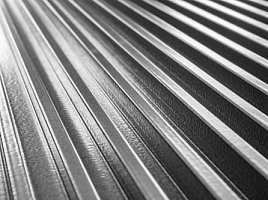 Нержавеющий профнастил НС20-1250, 0,5 мм, AISI 304